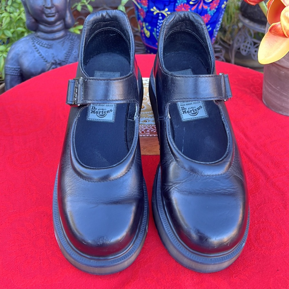 🏴 Dr. Martens MIE Vintage 90’s Chunky Platform Mary Janes UK 5 - Picture 3 of 17